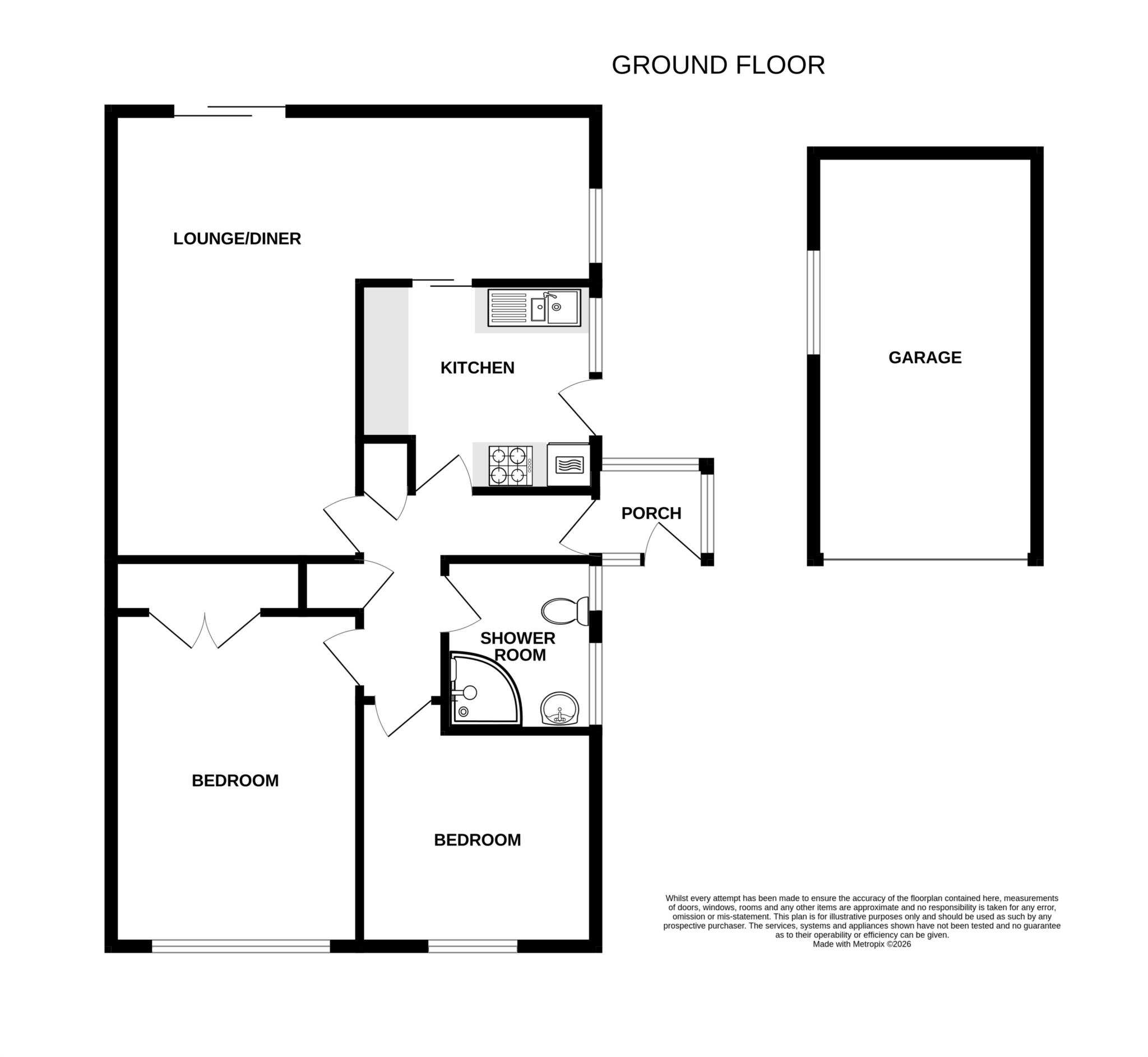 12, Burton Road, Eastbourne floorplan