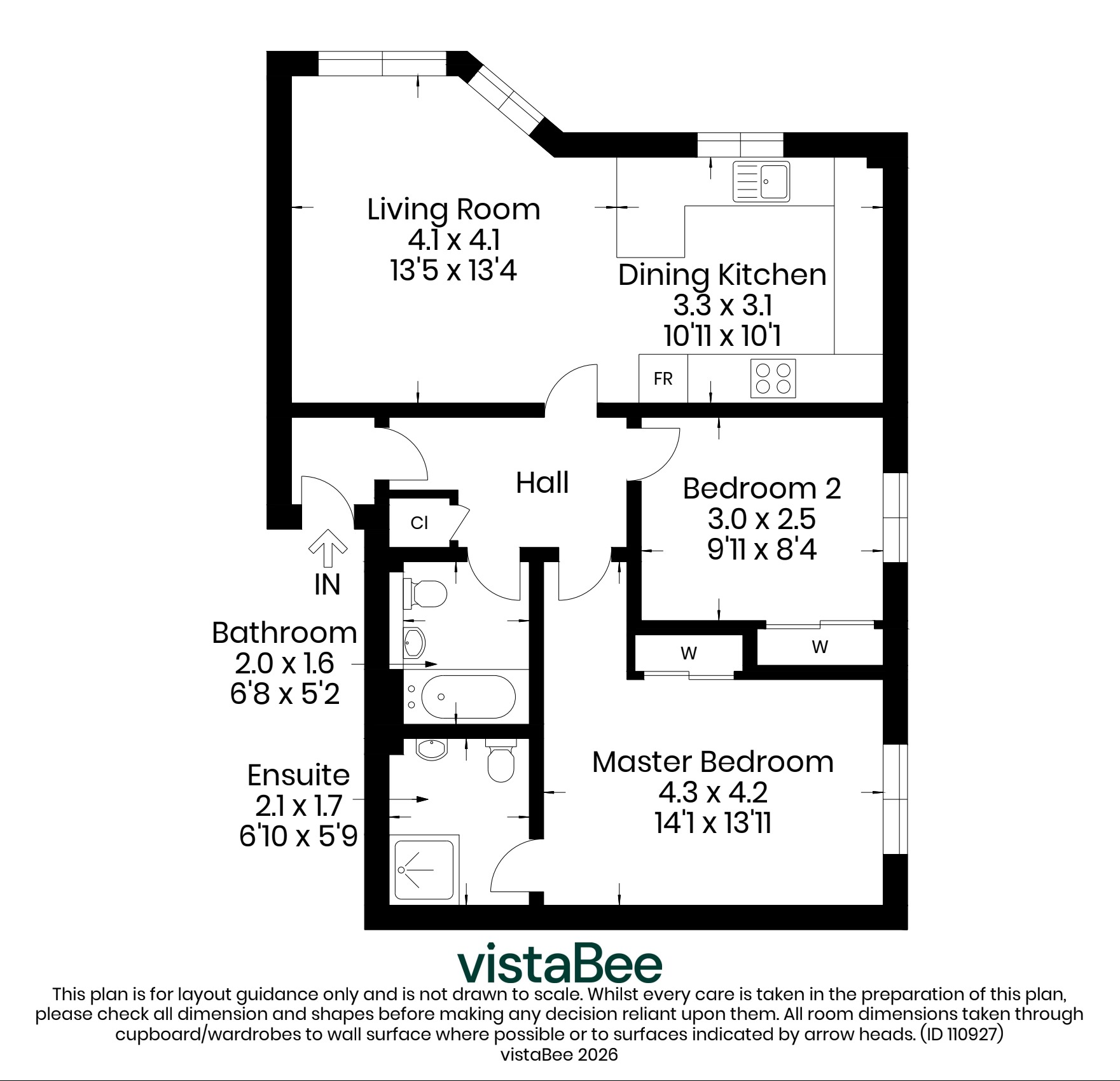 2/2, 4, Cartbank Grove, Glasgow floorplan