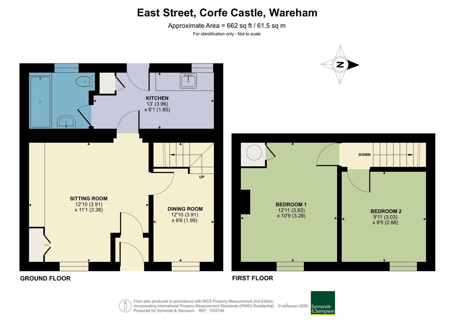94, East Street, Wareham floorplan