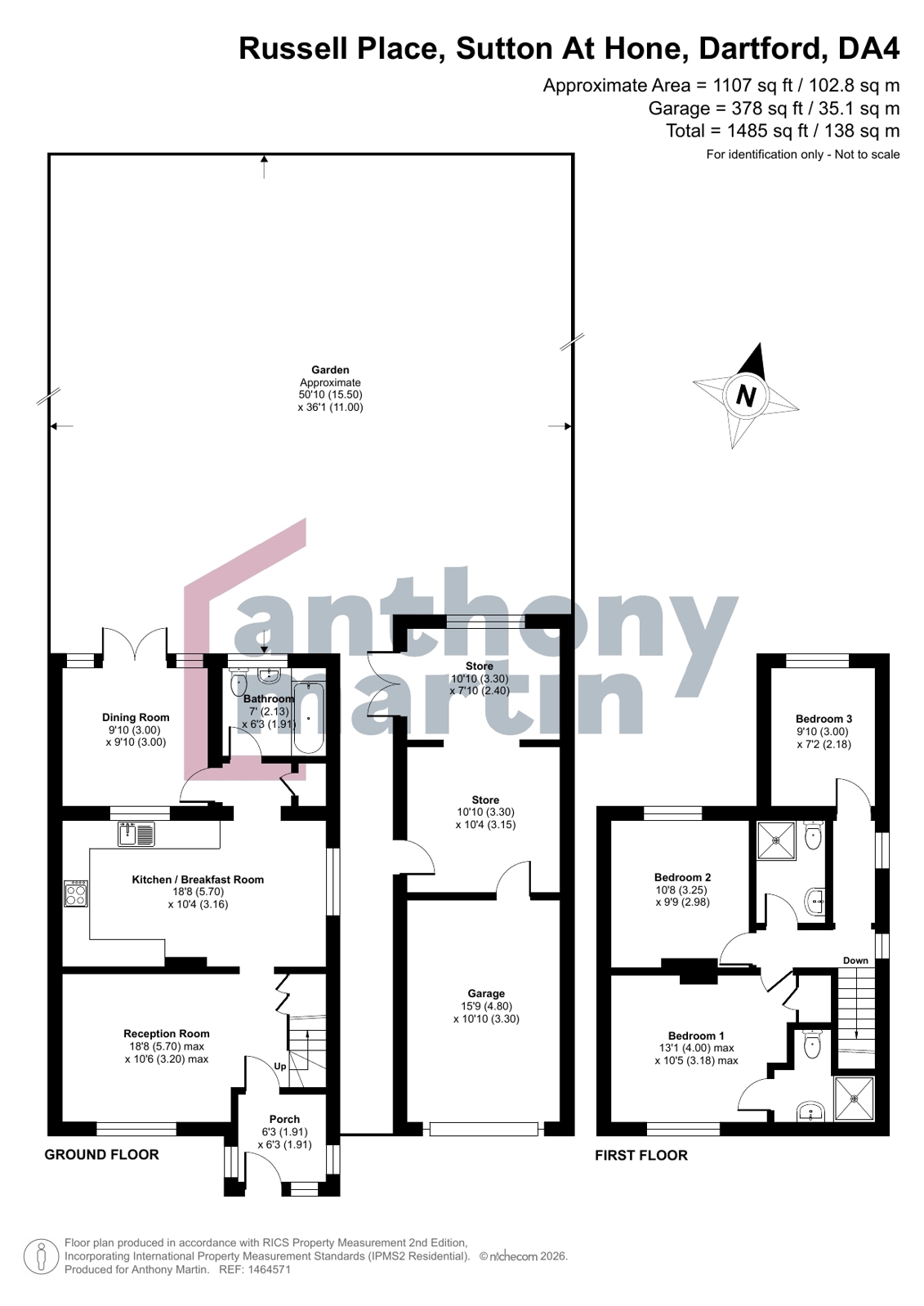 2, Russell Place, Dartford floorplan