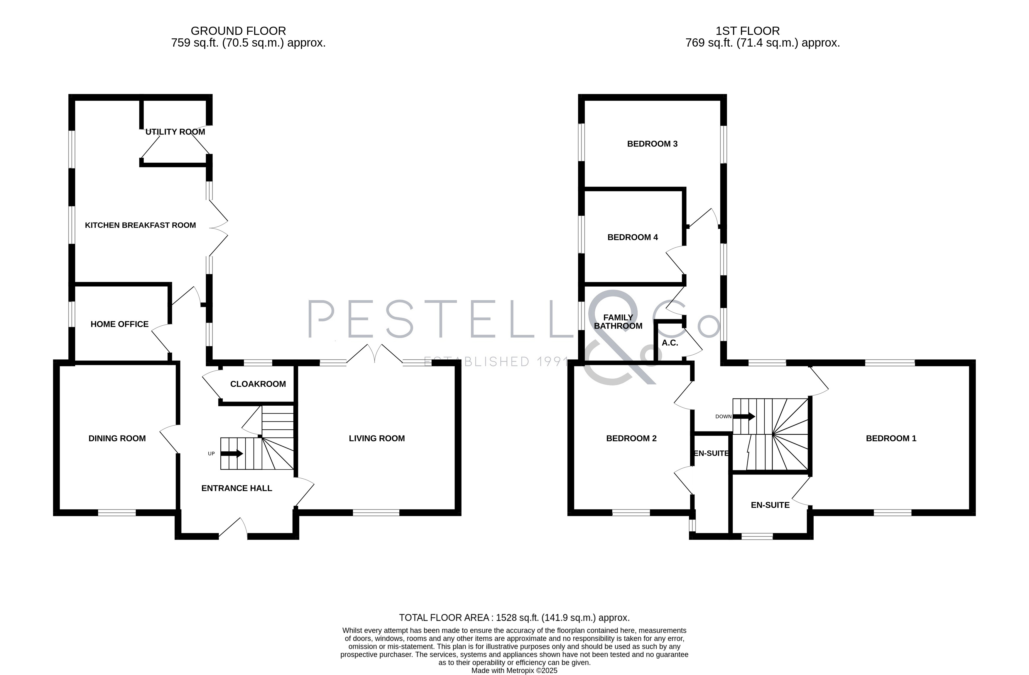 121, Woodlands Park Drive, Dunmow floorplan