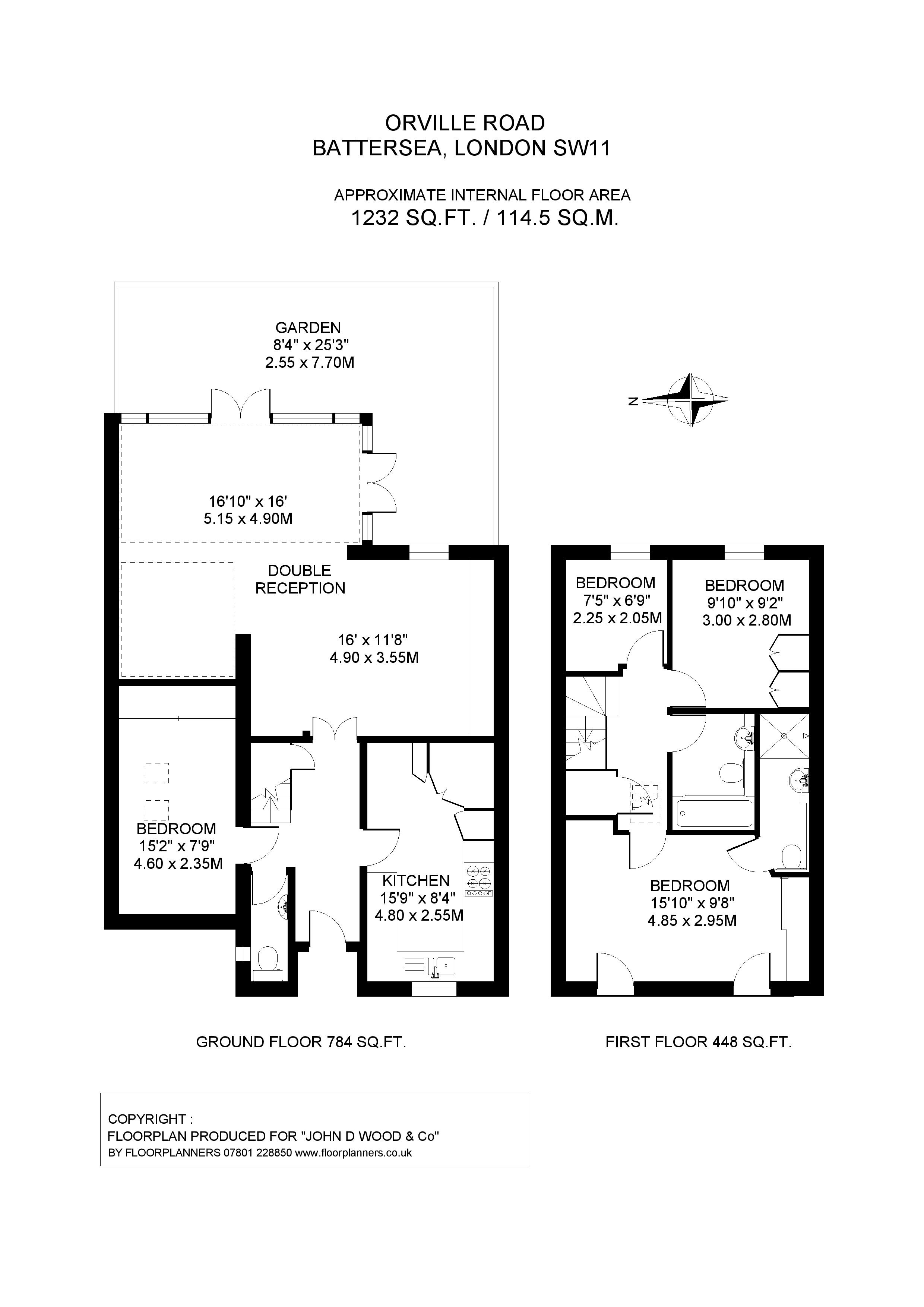 30, Orville Road, London floorplan