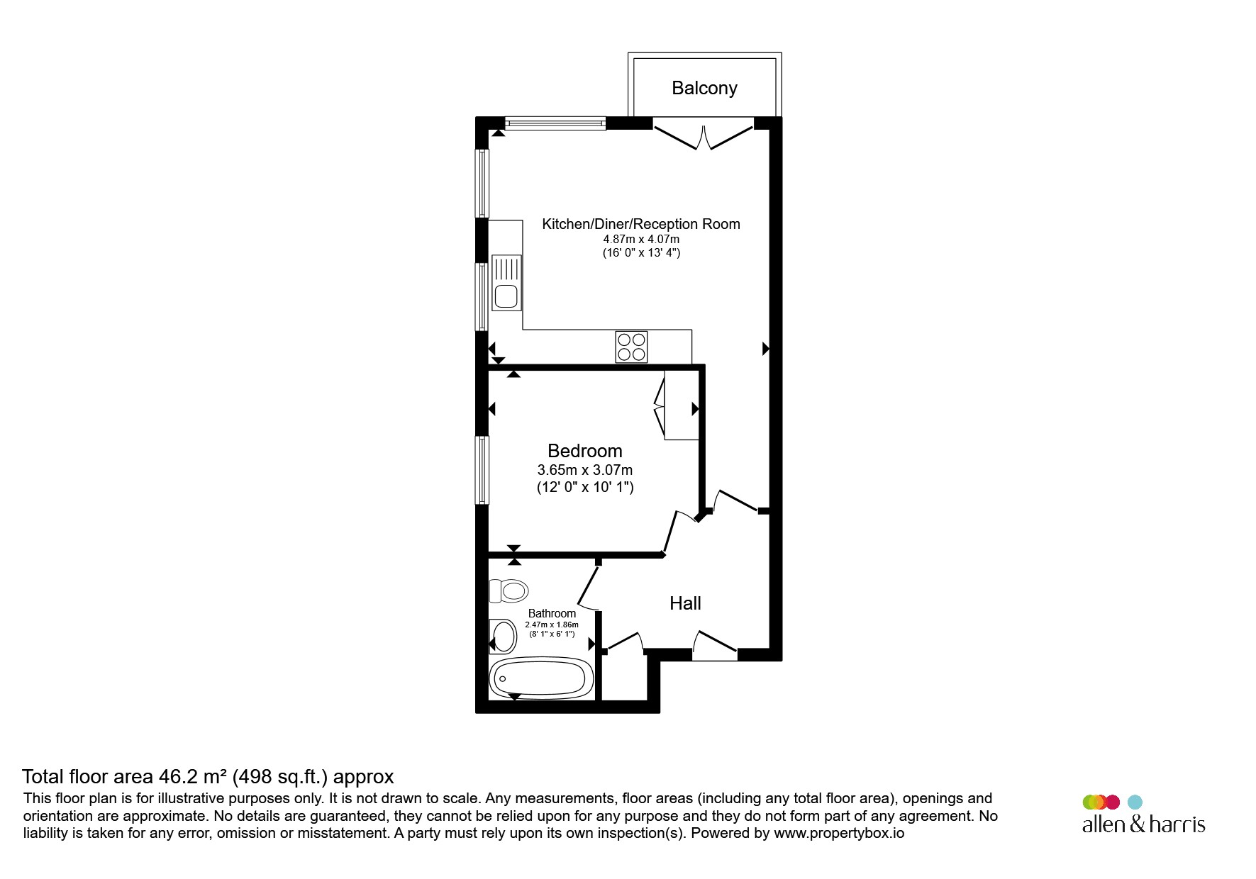 Flat 5, Cathedral Parc, 4, Cathedral Road, Cardiff floorplan