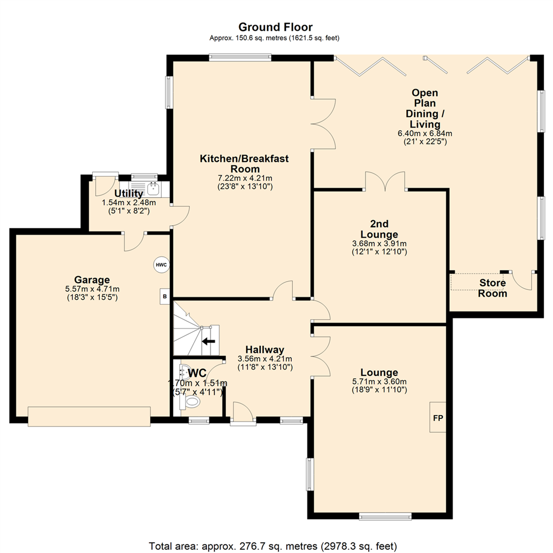 40, Oulder Hill Drive, Rochdale floorplan