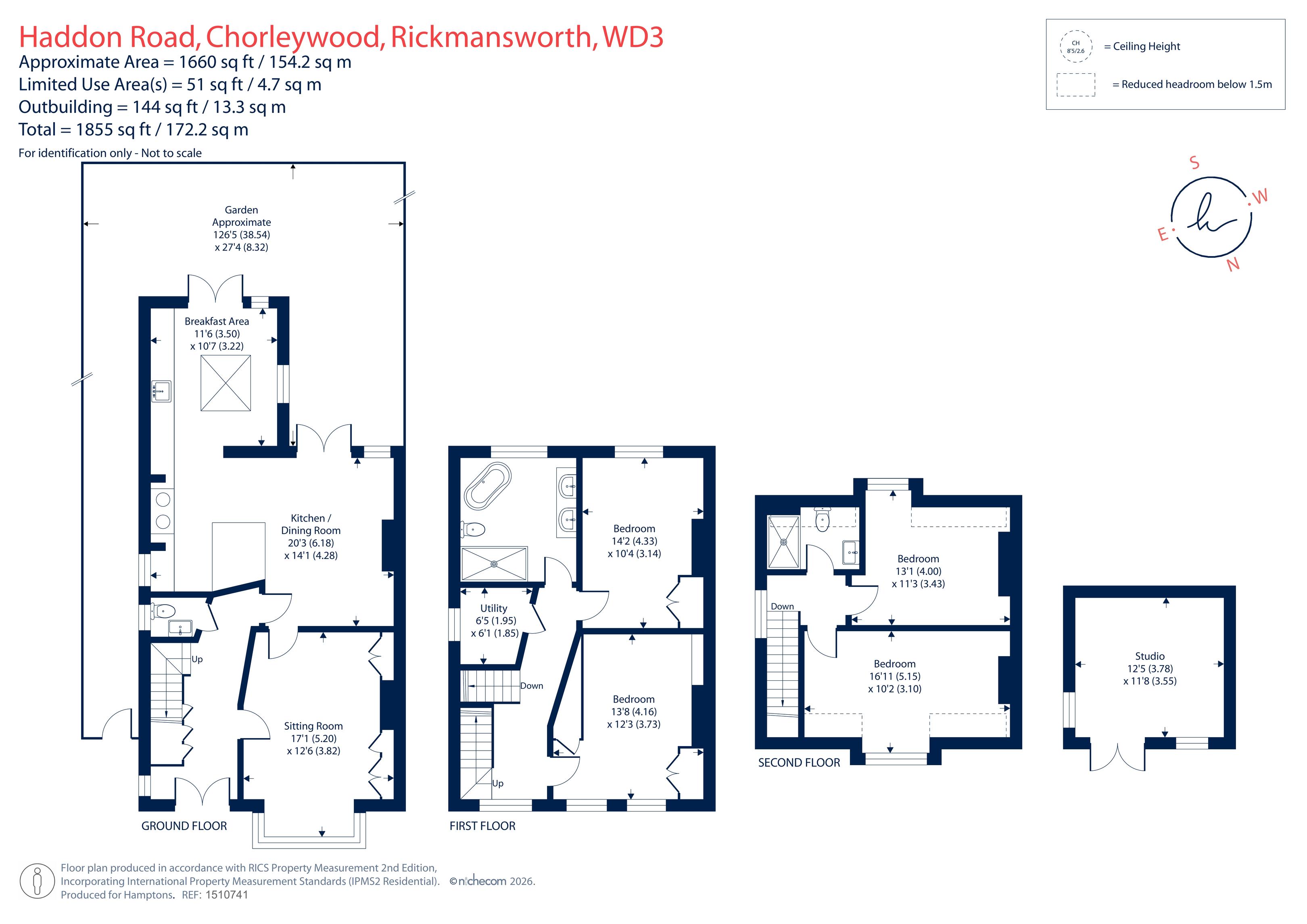 11, Haddon Road, Chorleywood floorplan