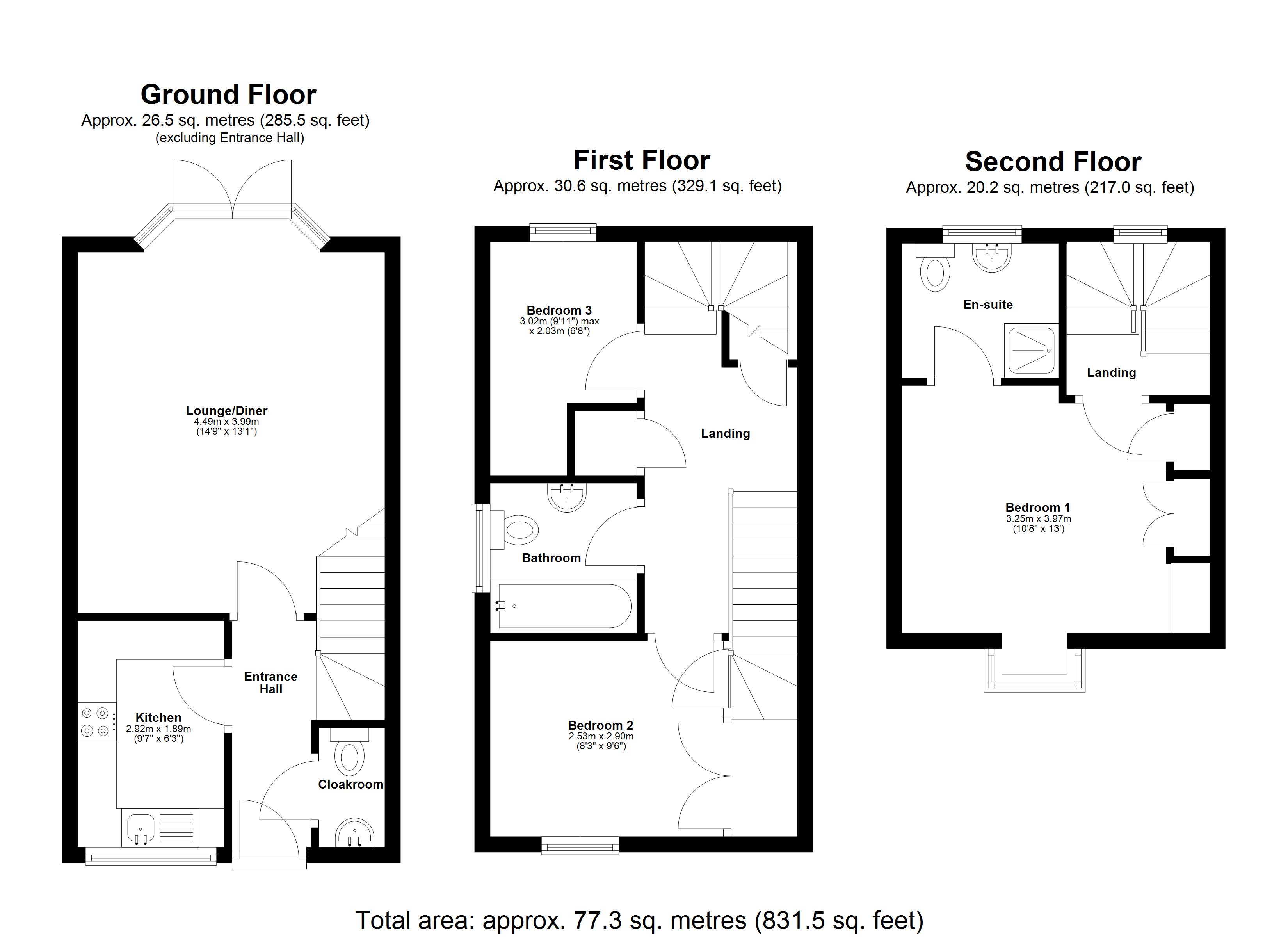 5, Proctor Rise, Milton Keynes floorplan