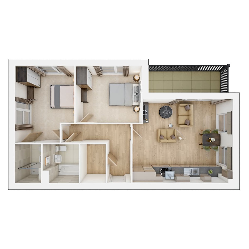 The Sycamore - Plot 1, Little Furze Place, Gosforth Lane, Watford floorplan