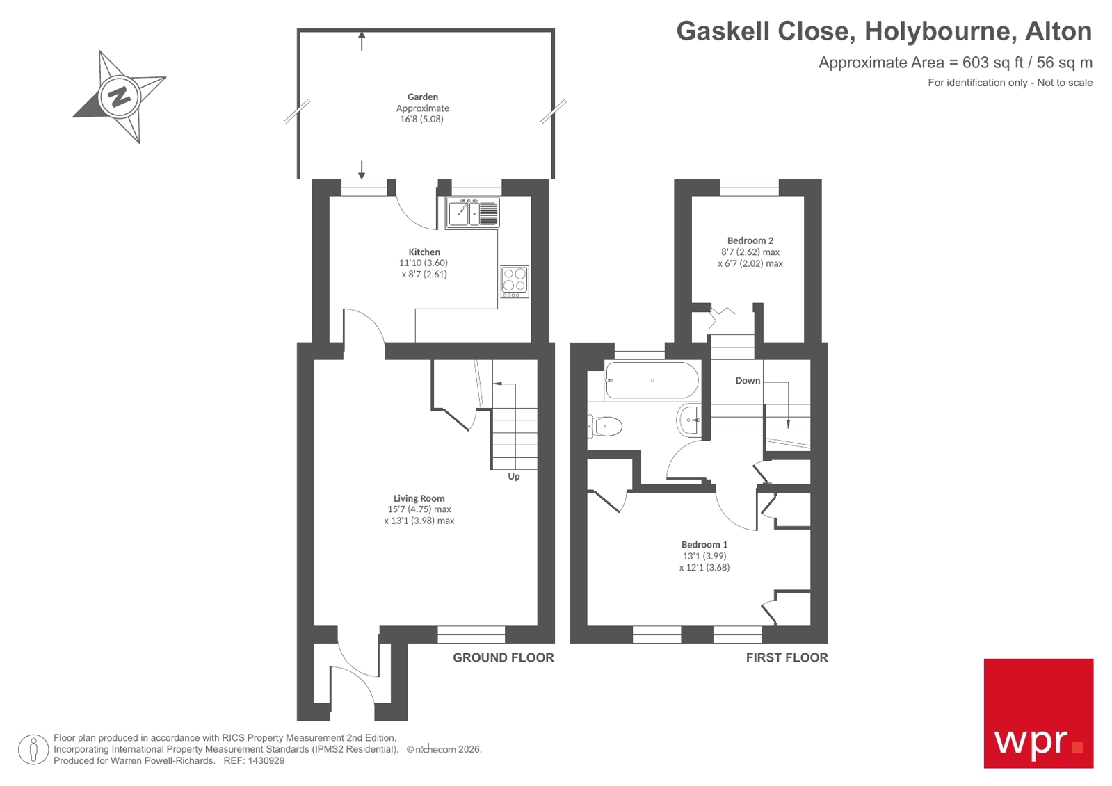 29, Gaskell Close, Alton floorplan