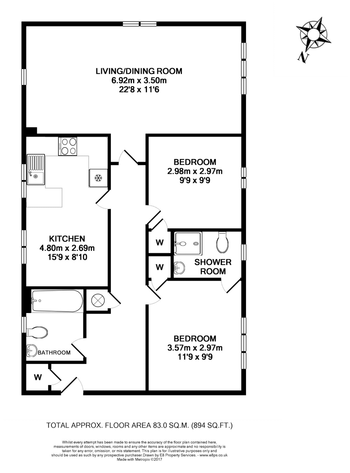 5, Coopers Lane, Abingdon floorplan