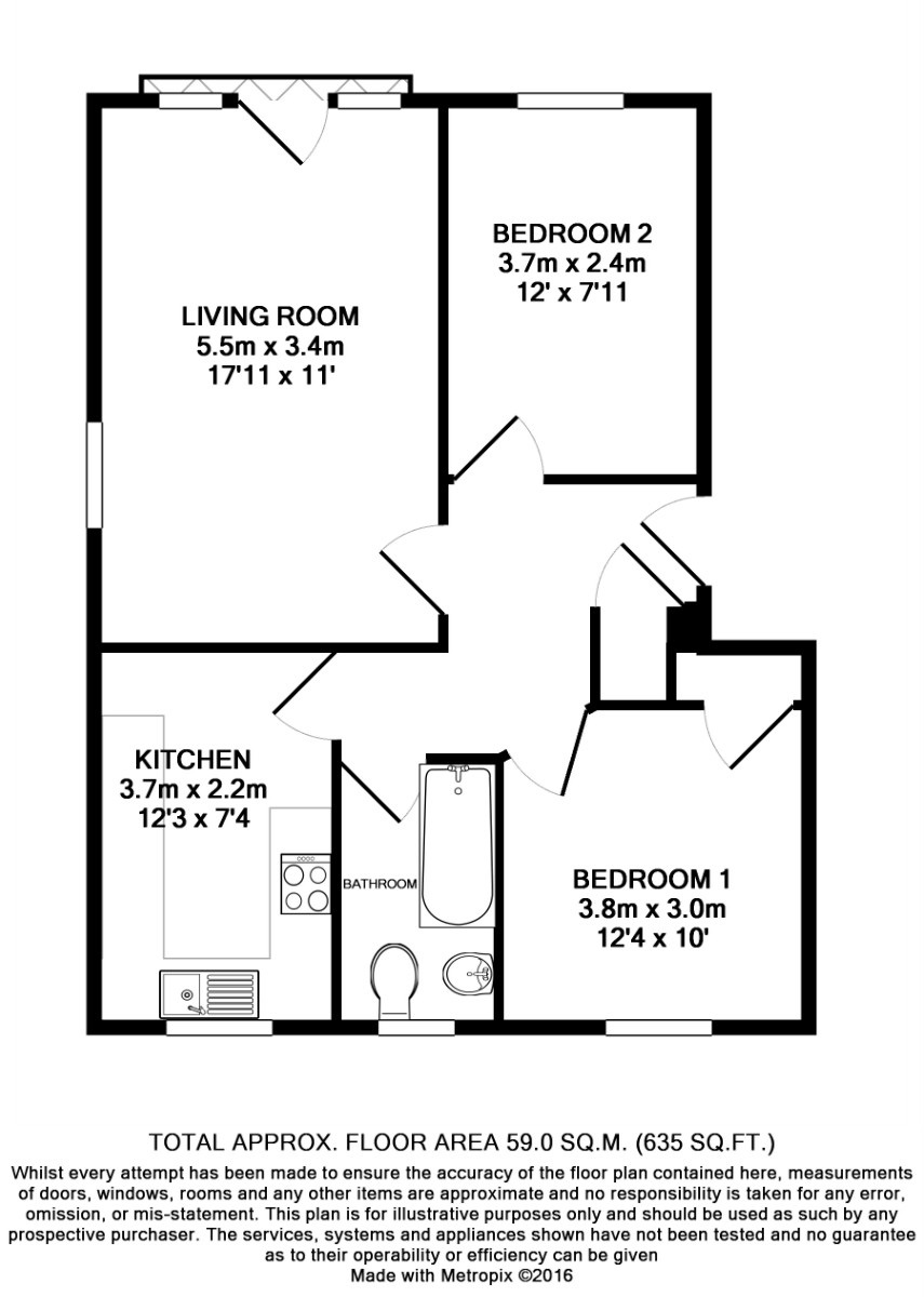 2 Bedrooms Flat to rent in Riseley Road, Maidenhead, Berkshire SL6