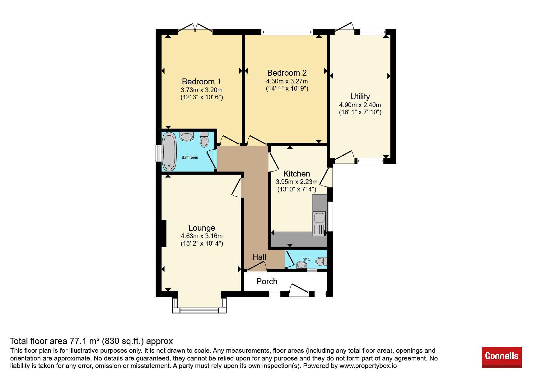 1b, Seagers Lane, Brierley Hill floorplan