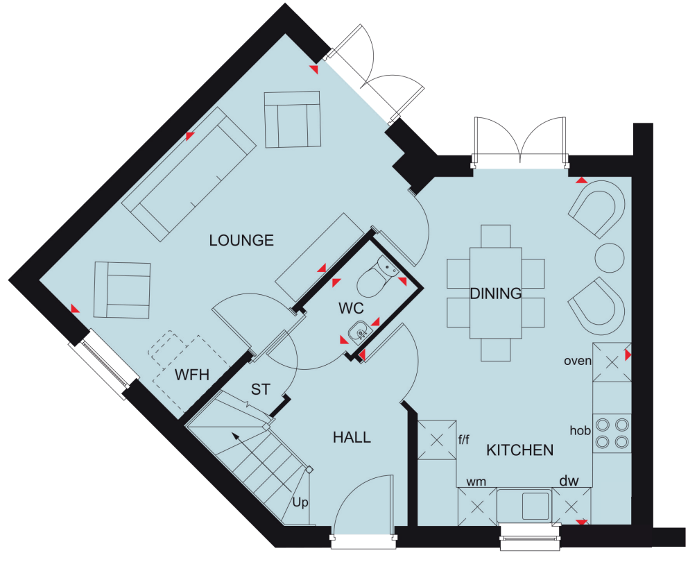 H8294392, Phoenix Lane, Fernwood, Newark, Nottingham floorplan