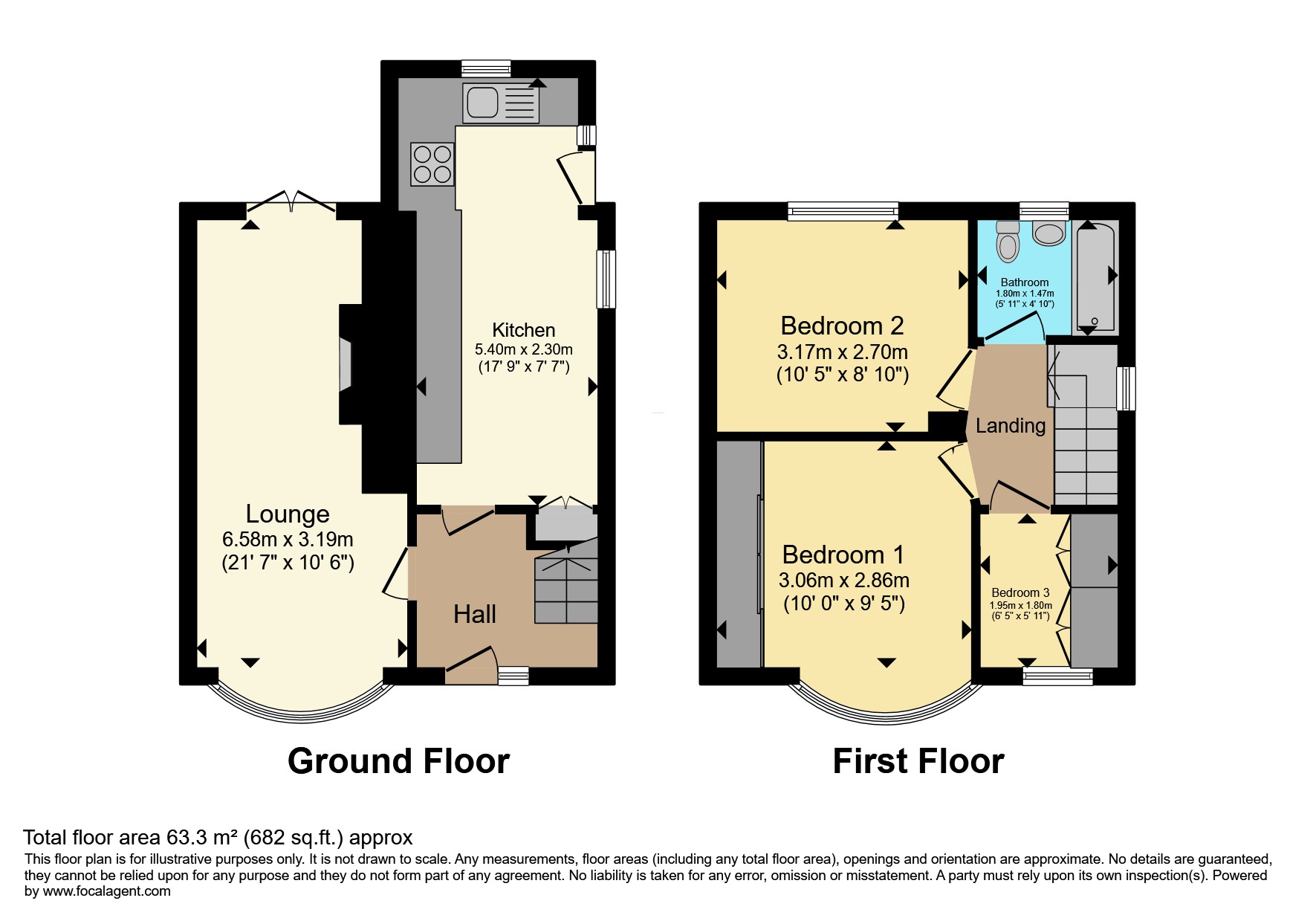 57, Jepson Road, Sheffield floorplan