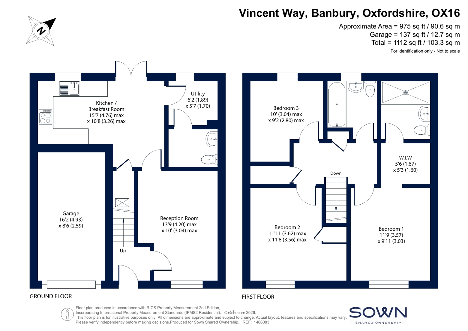 HSPG SO, 18, Vincent Way, Oxfordshire floorplan