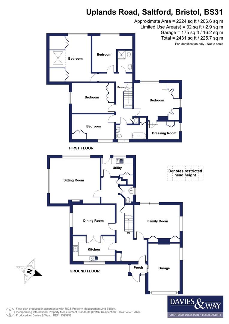 22, Uplands Road, Bristol floorplan