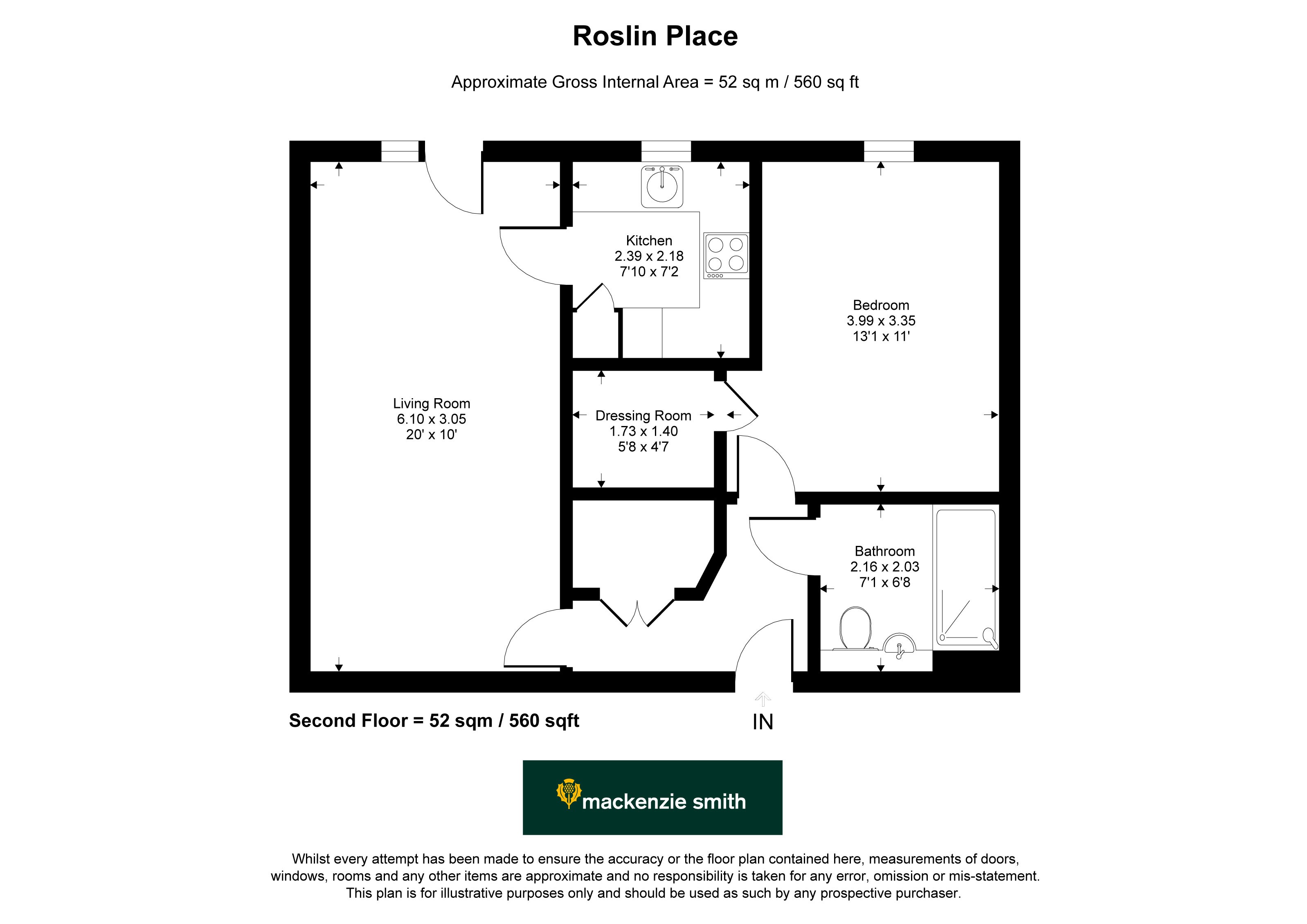 31 Roslin Place,, Station Road, Hampshire floorplan