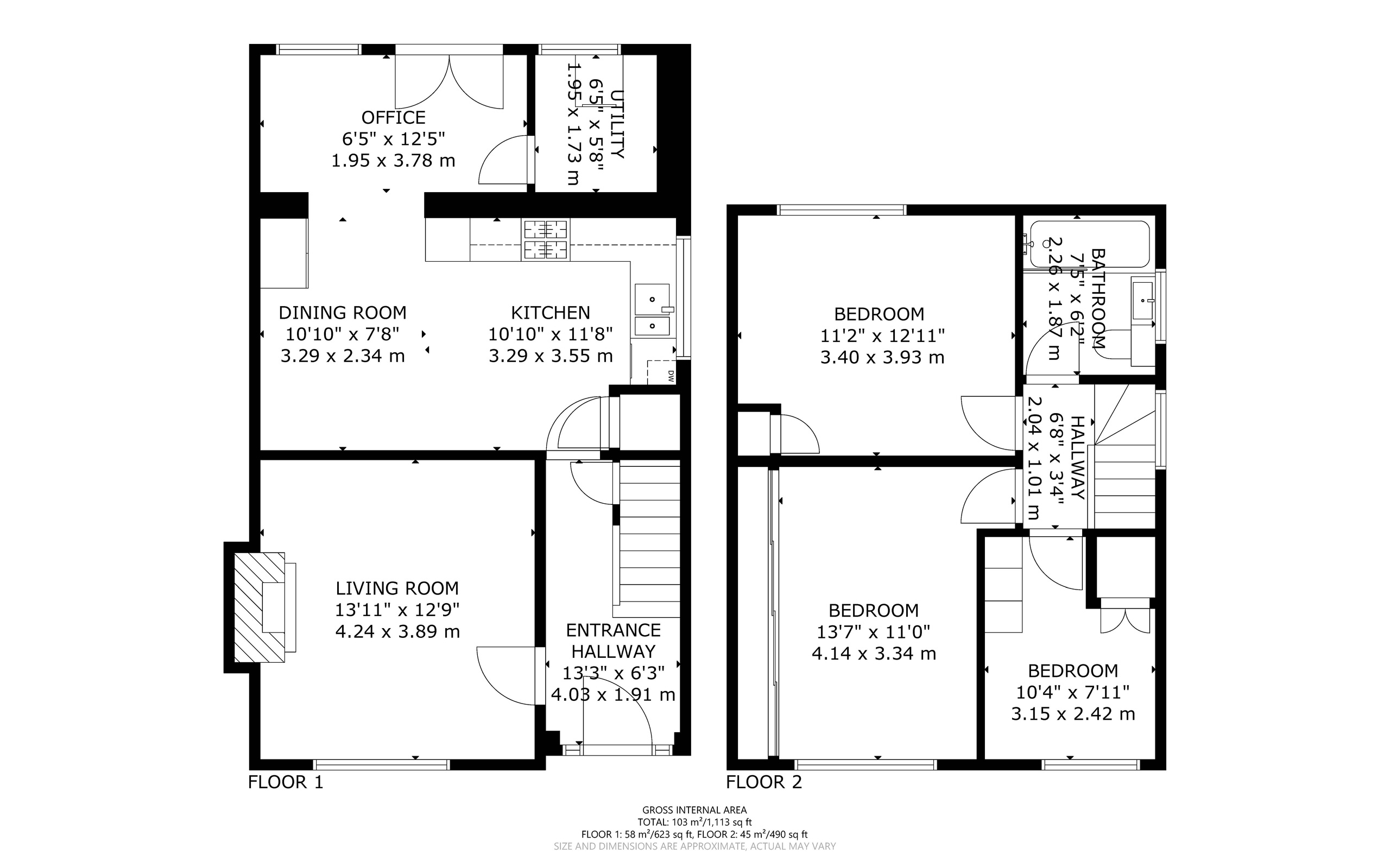 3 Wallace Place, Hamilton floorplan