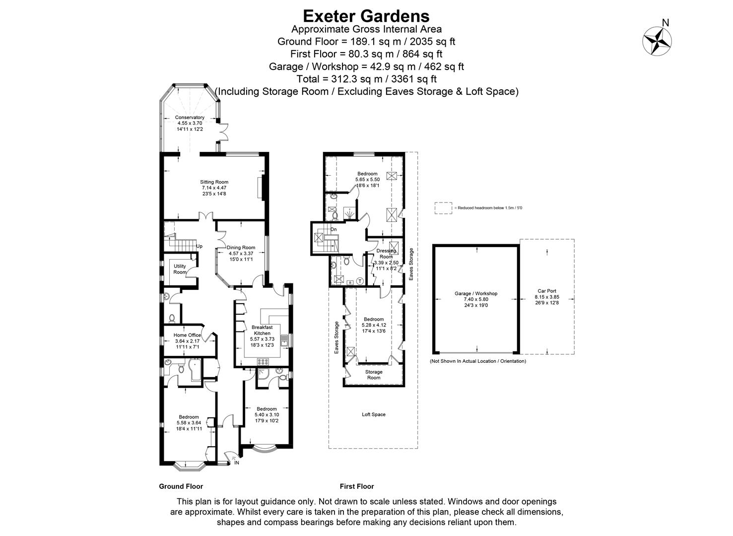 11, Exeter Gardens, Stamford floorplan