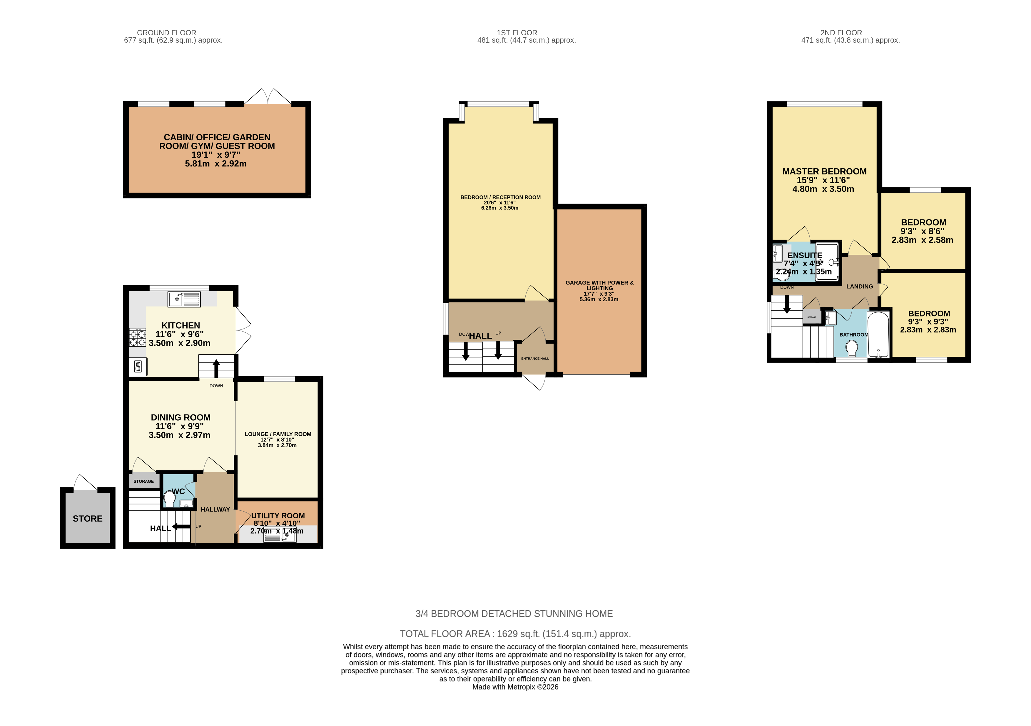 57, Steeple Heights Drive, Biggin Hill floorplan