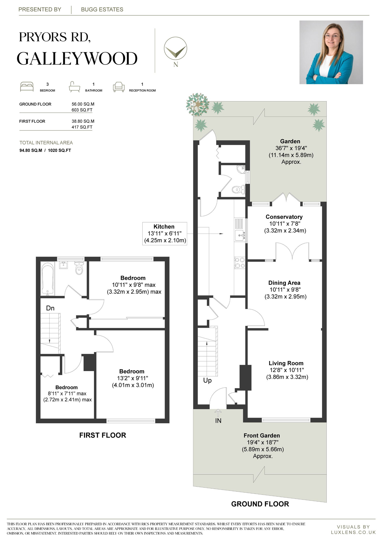 2, Pryors Road, Chelmsford floorplan