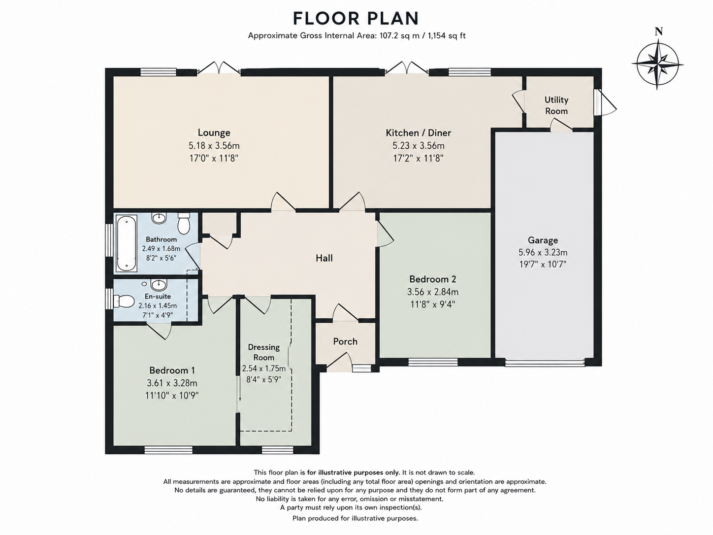 89a, Loddon Road, Bungay floorplan