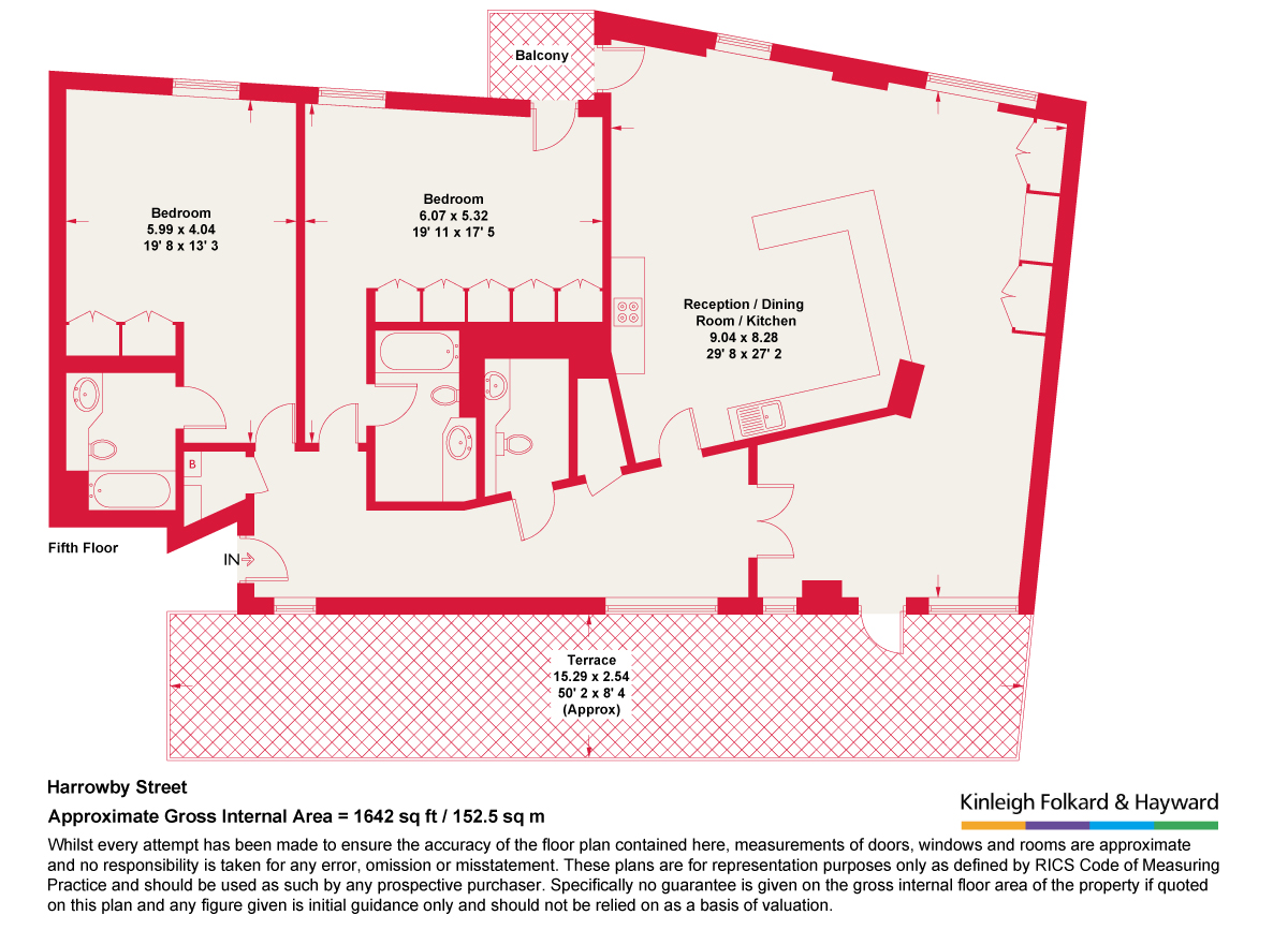 Flat 42 Richbourne Court, 9, Harrowby Street, London floorplan