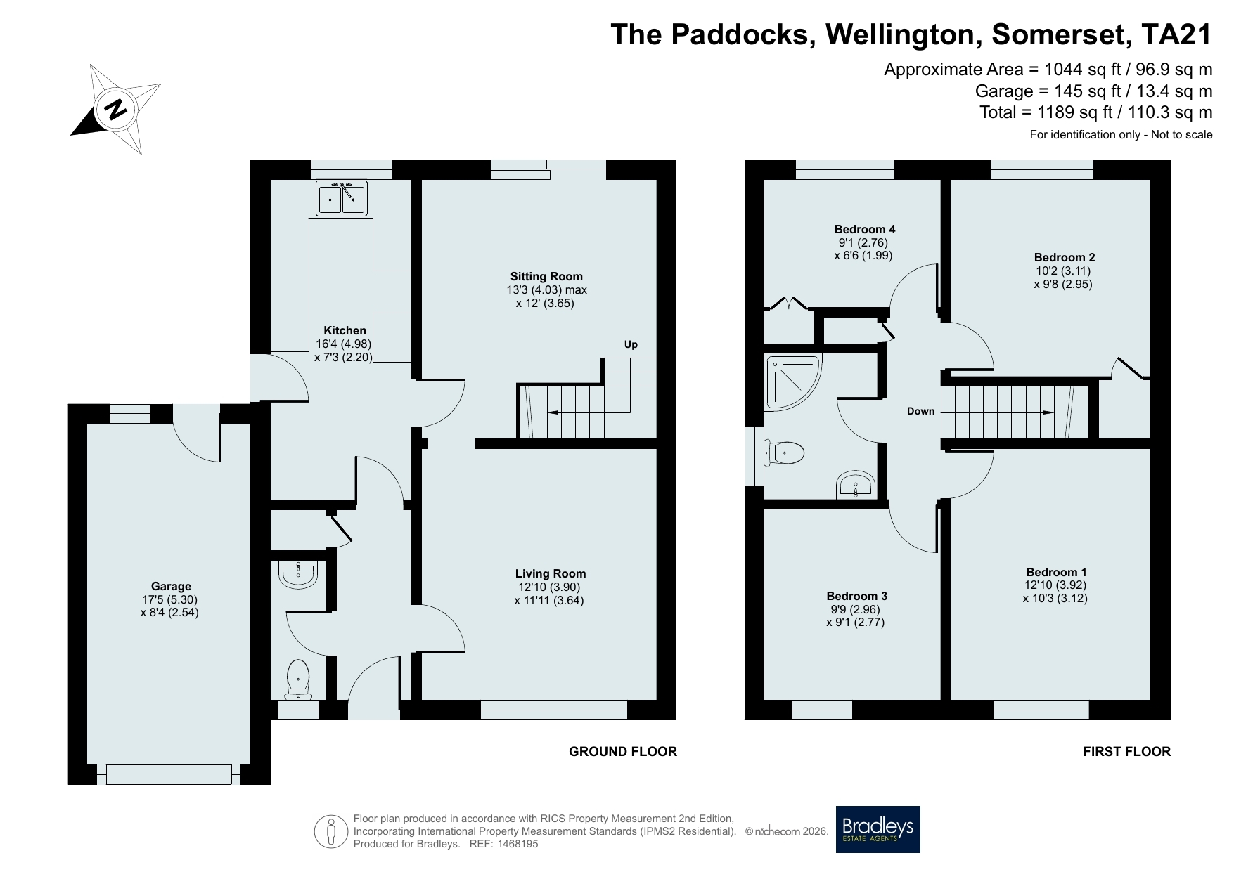 17, The Paddocks, Somerset floorplan