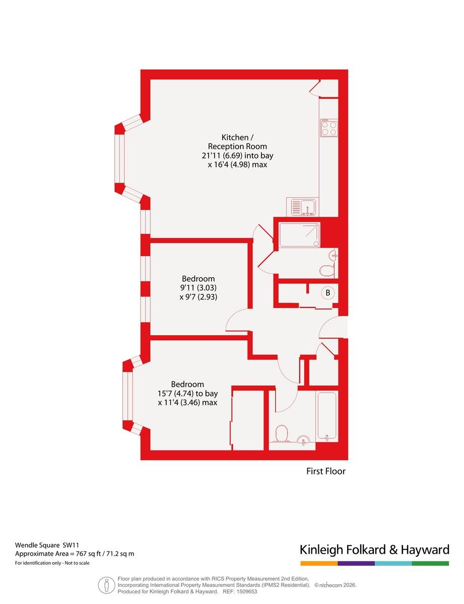 11, Wendle Square, London floorplan