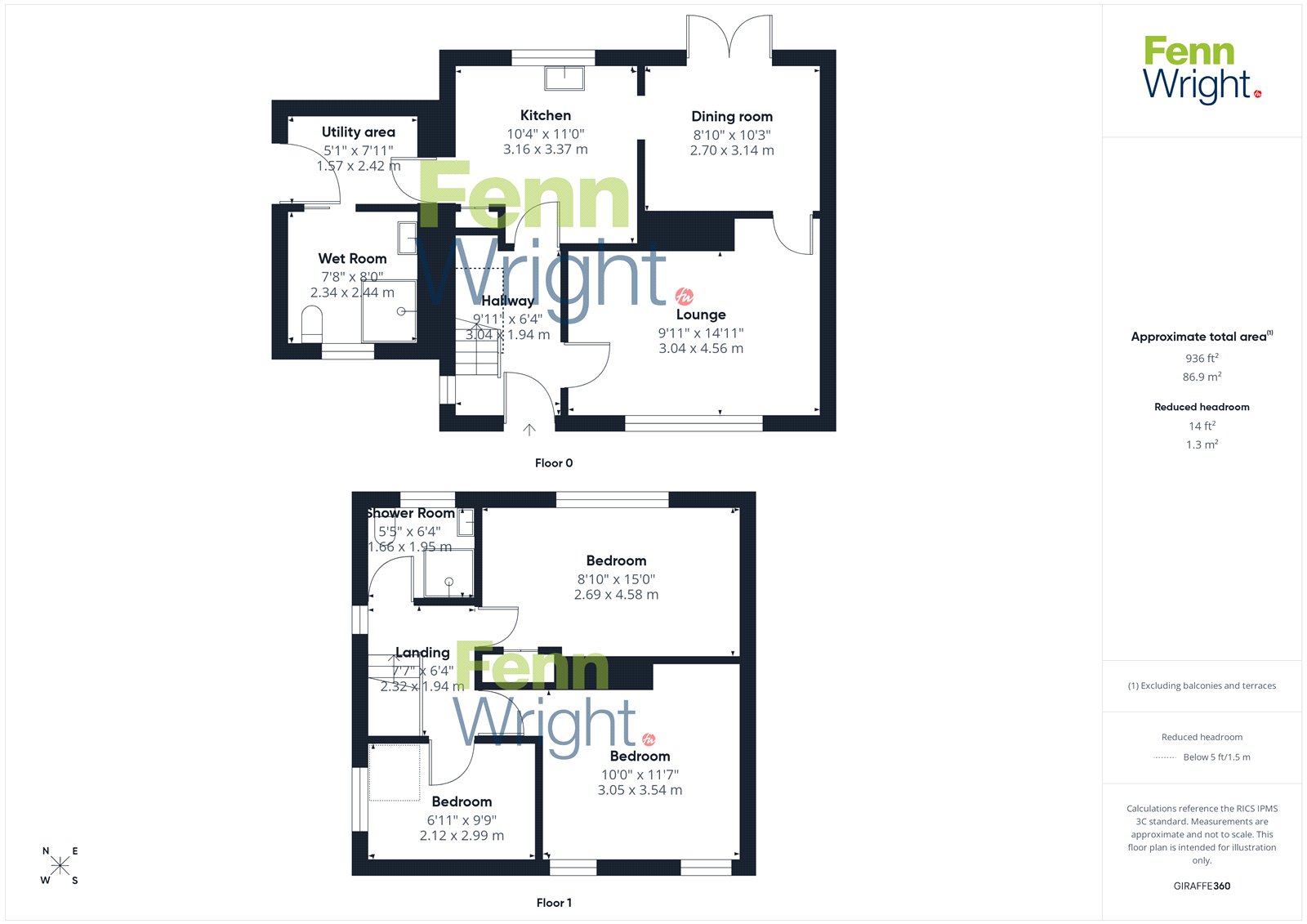19, Walnut Tree Way, Essex floorplan
