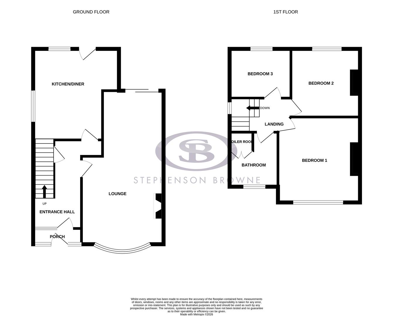 47, Cauldon Avenue, Newcastle-Under-Lyme floorplan