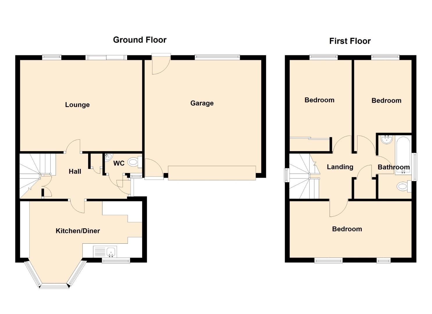 81, The Lammas, Mundford floorplan