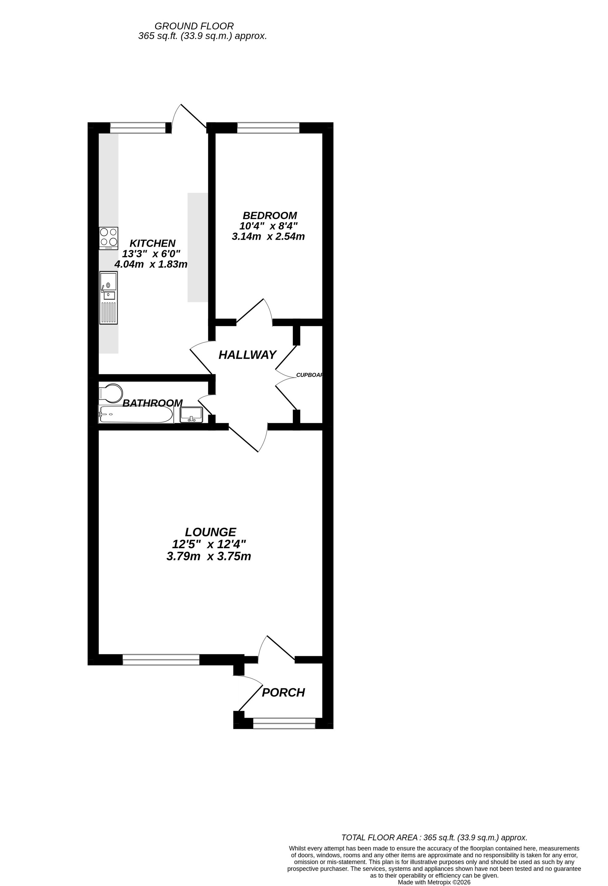141 Abbotswood Way, Hayes floorplan