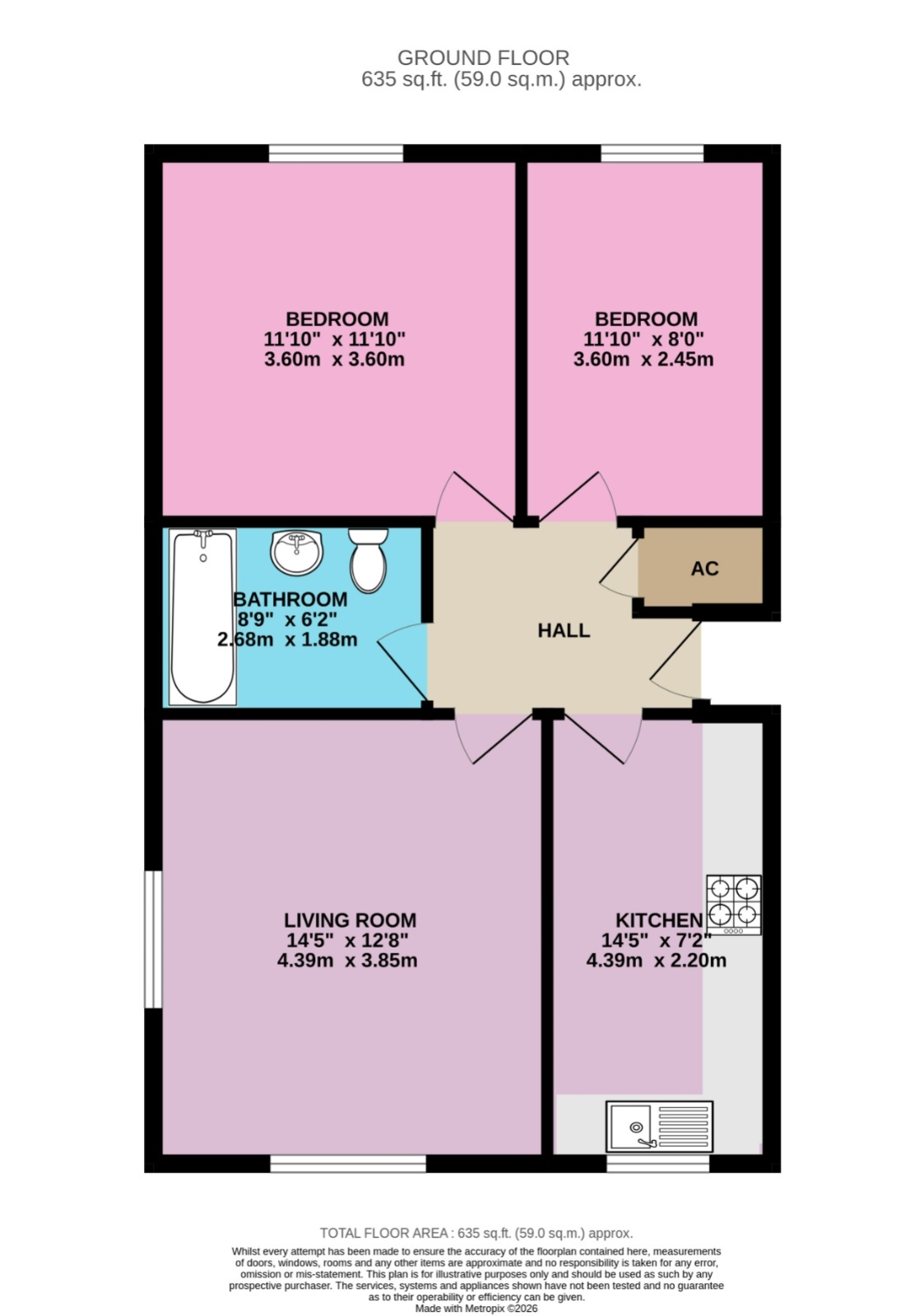 Bookham Court, Church Road, Leatherhead floorplan