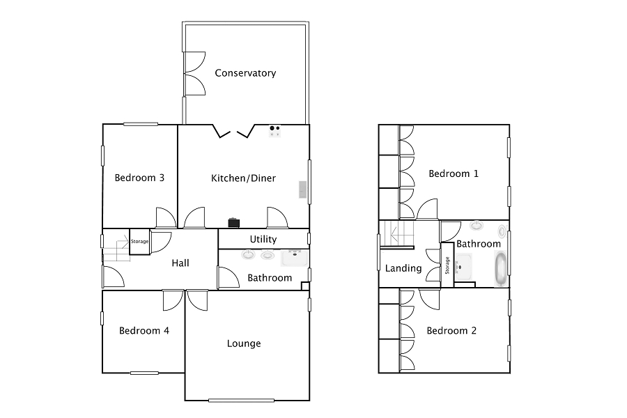 4 Bedrooms Detached bungalow for sale in Stoney Lane, Chapelthorpe, Wakefield, West Yorkshire. WF4