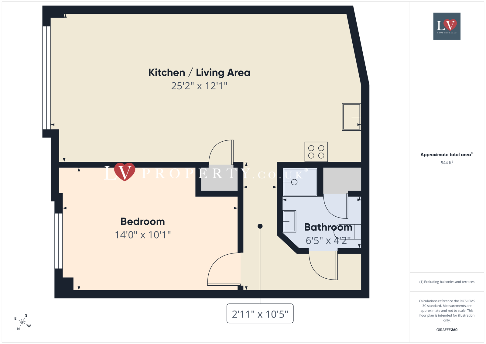 Flat 2 34, 34, Carver Street, West Midlands floorplan