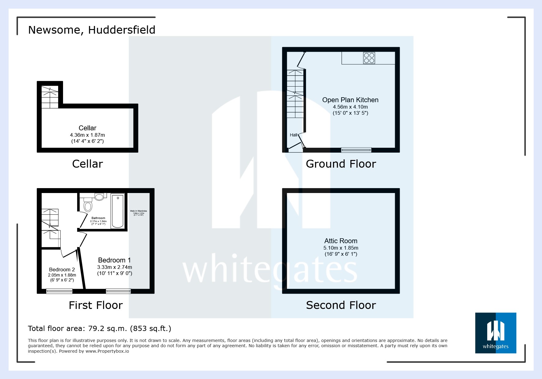 1, Church Lane, Huddersfield floorplan