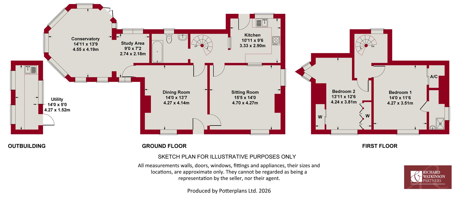 Seymour Cottage, 16 Church Street, Bingham floorplan