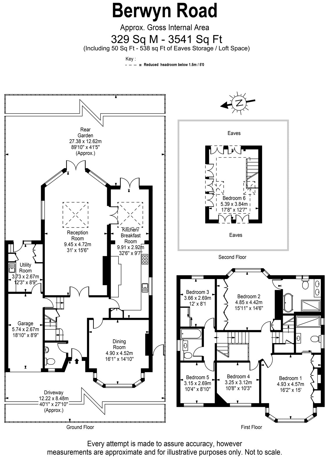 38, Berwyn Road, Richmond floorplan
