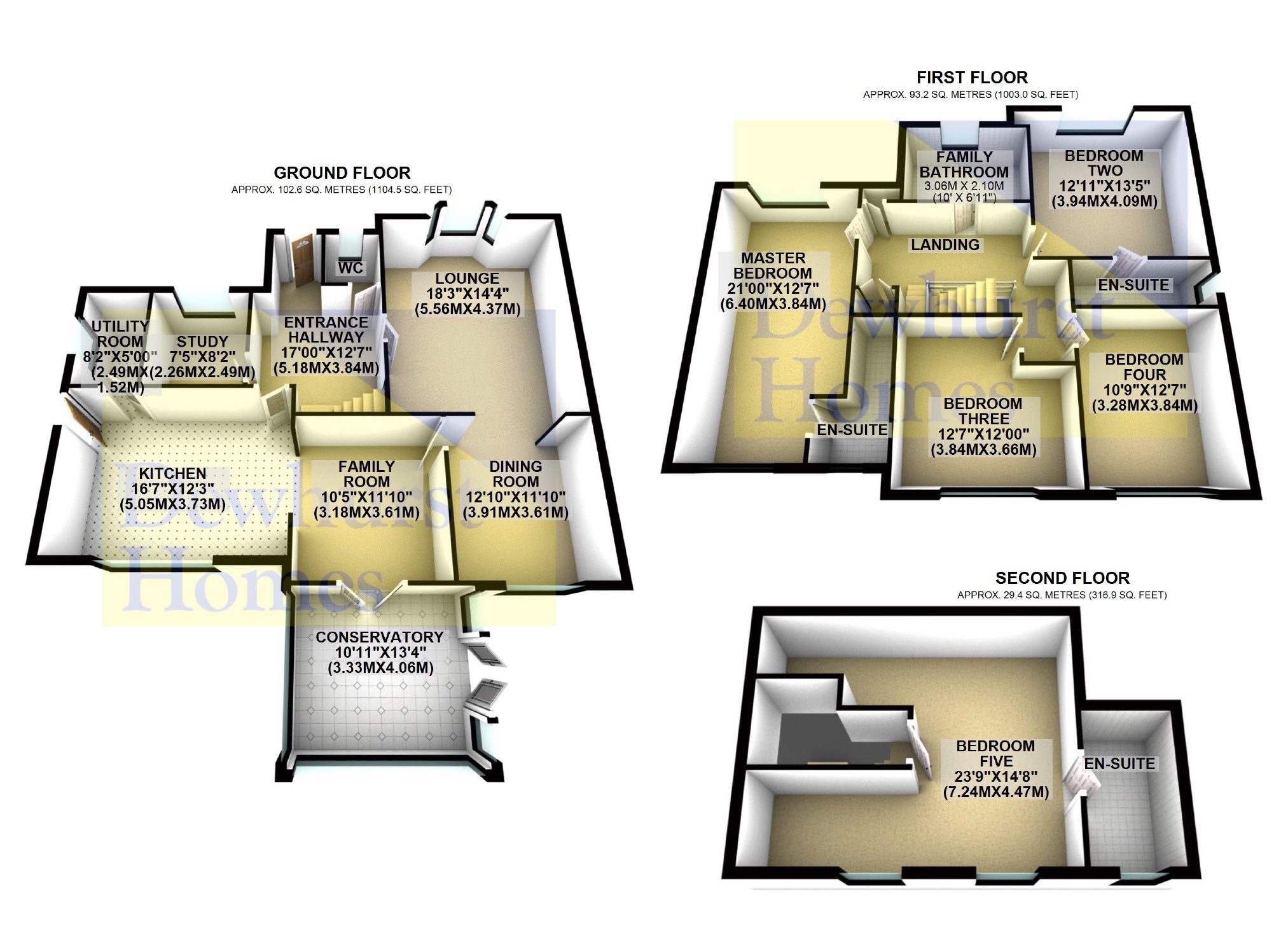 5 Bedrooms Detached house to rent in St. Johns Court, Broughton, Preston PR3