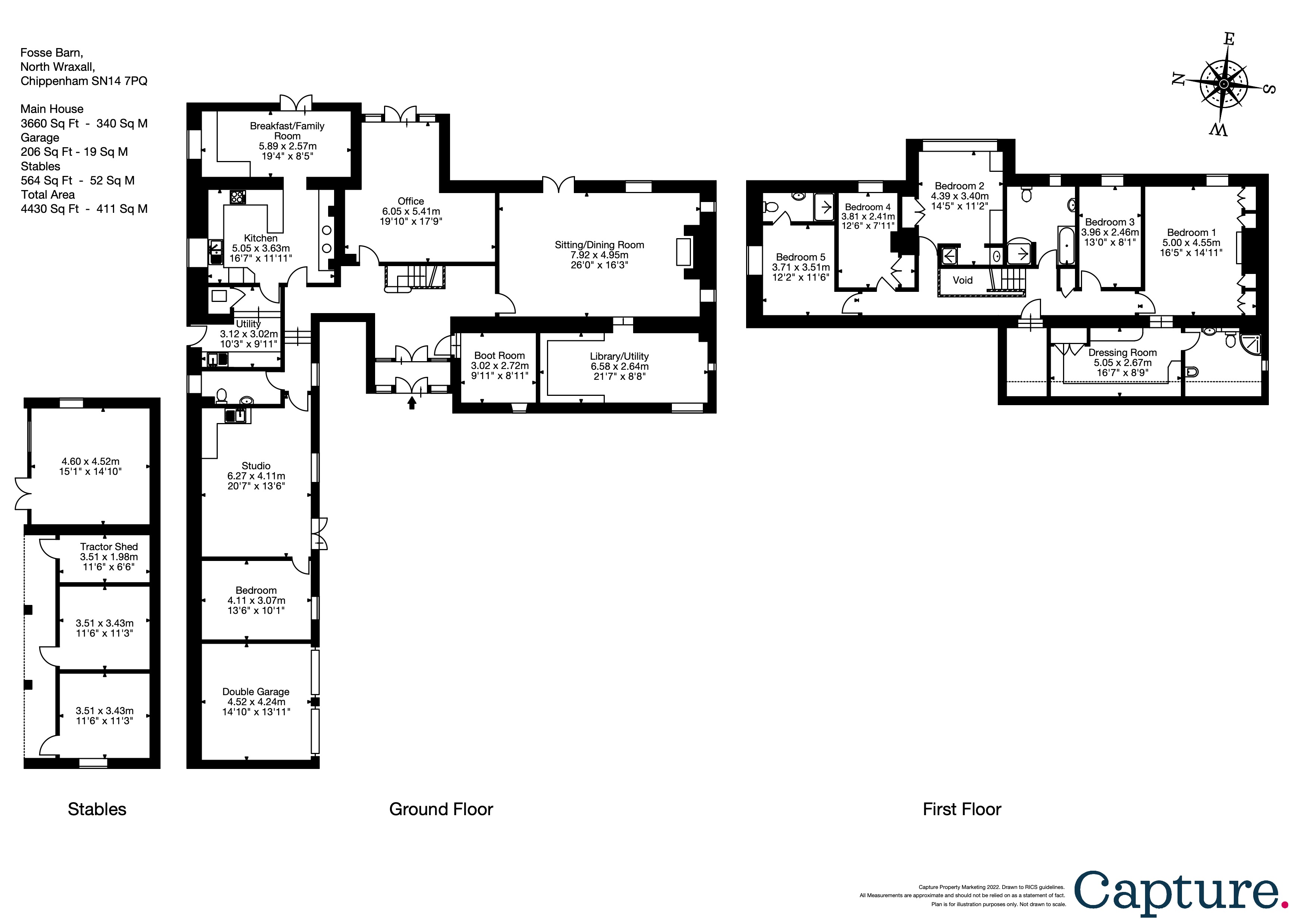 Fosse Barn,, North Wraxall, Wiltshire floorplan