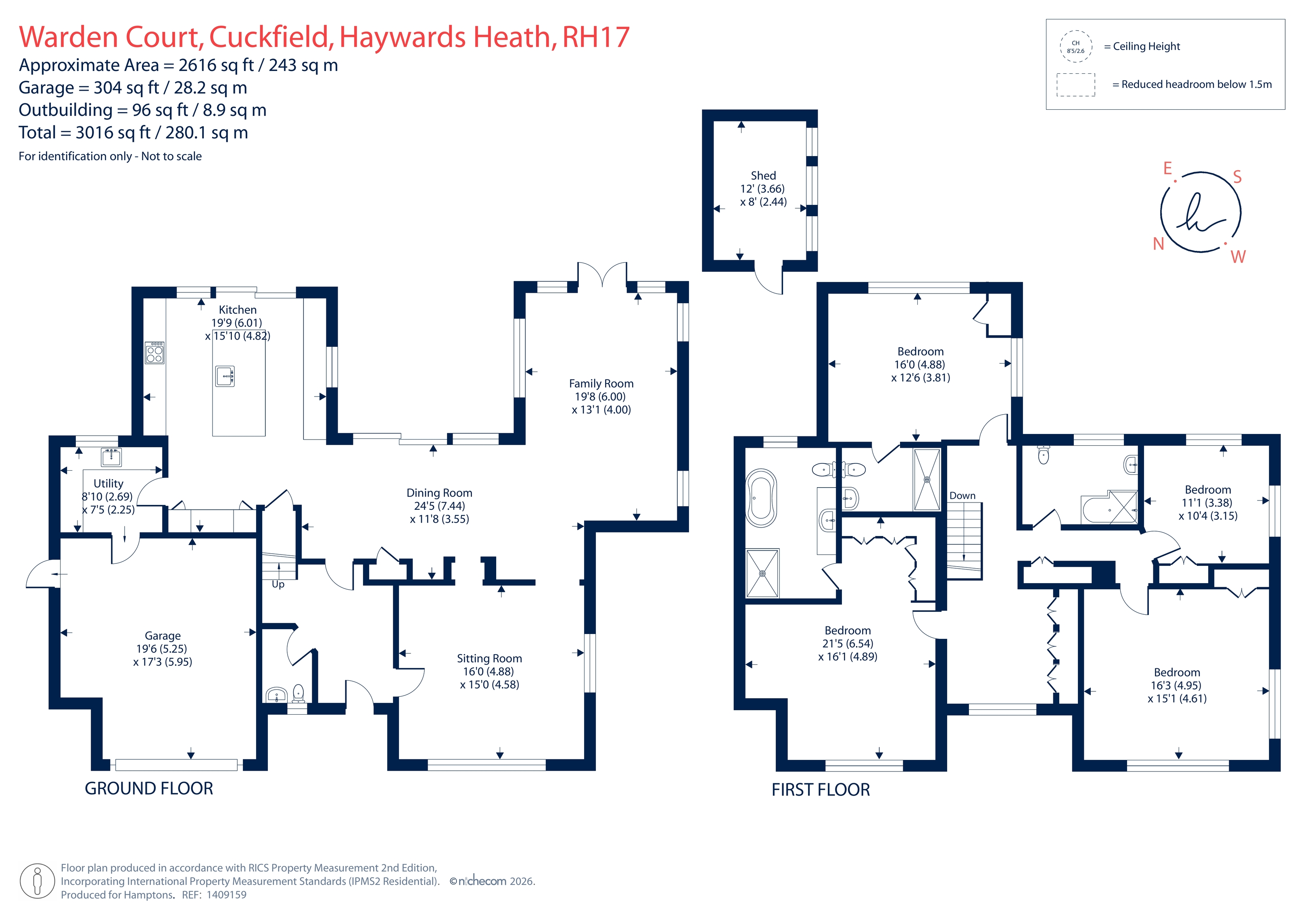 4, Warden Court, Cuckfield floorplan