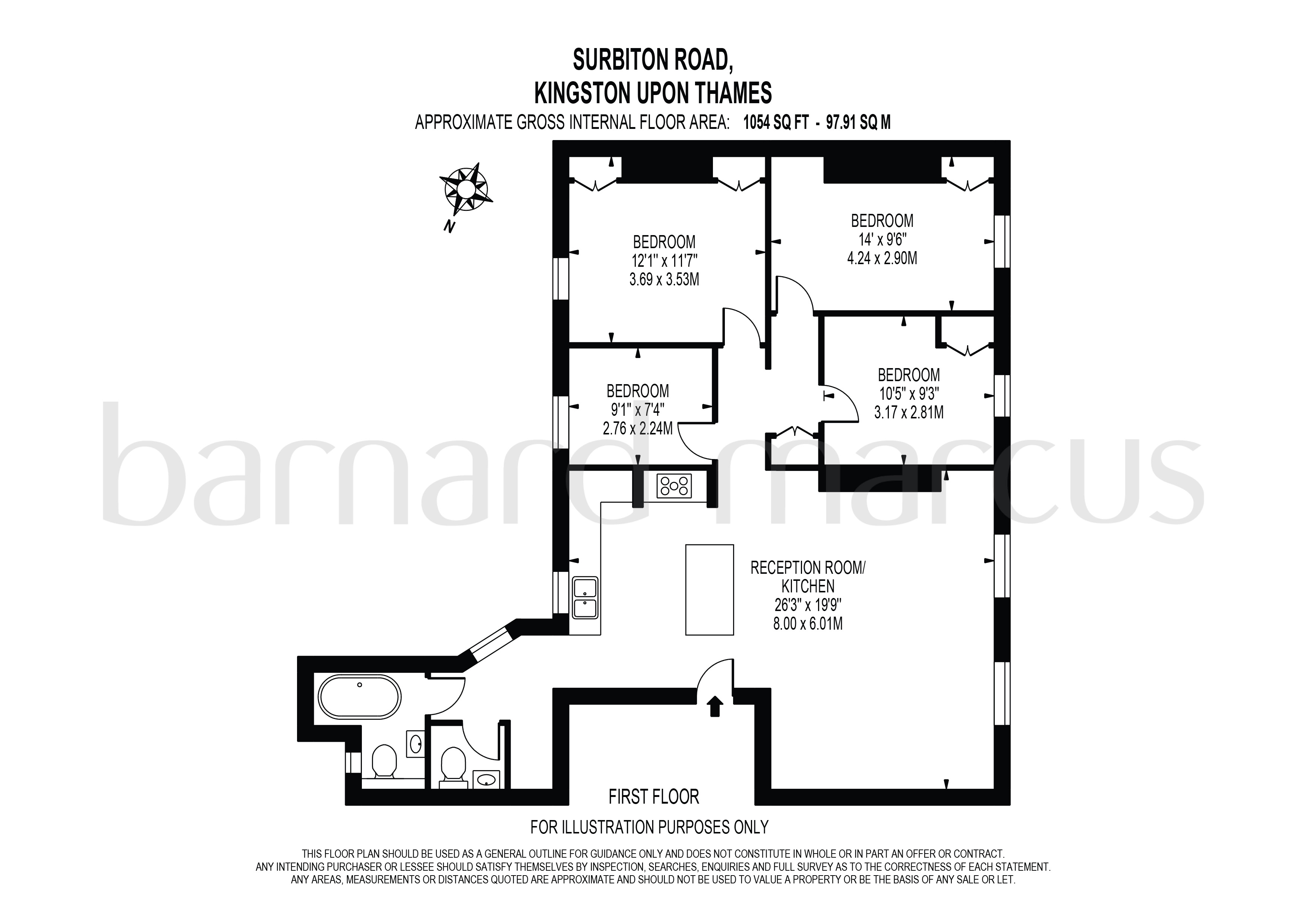 Surbiton Road, KINGSTON UPON THAMES floorplan