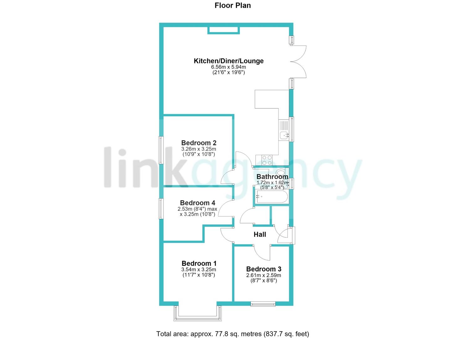 Priory Way, Goole floorplan