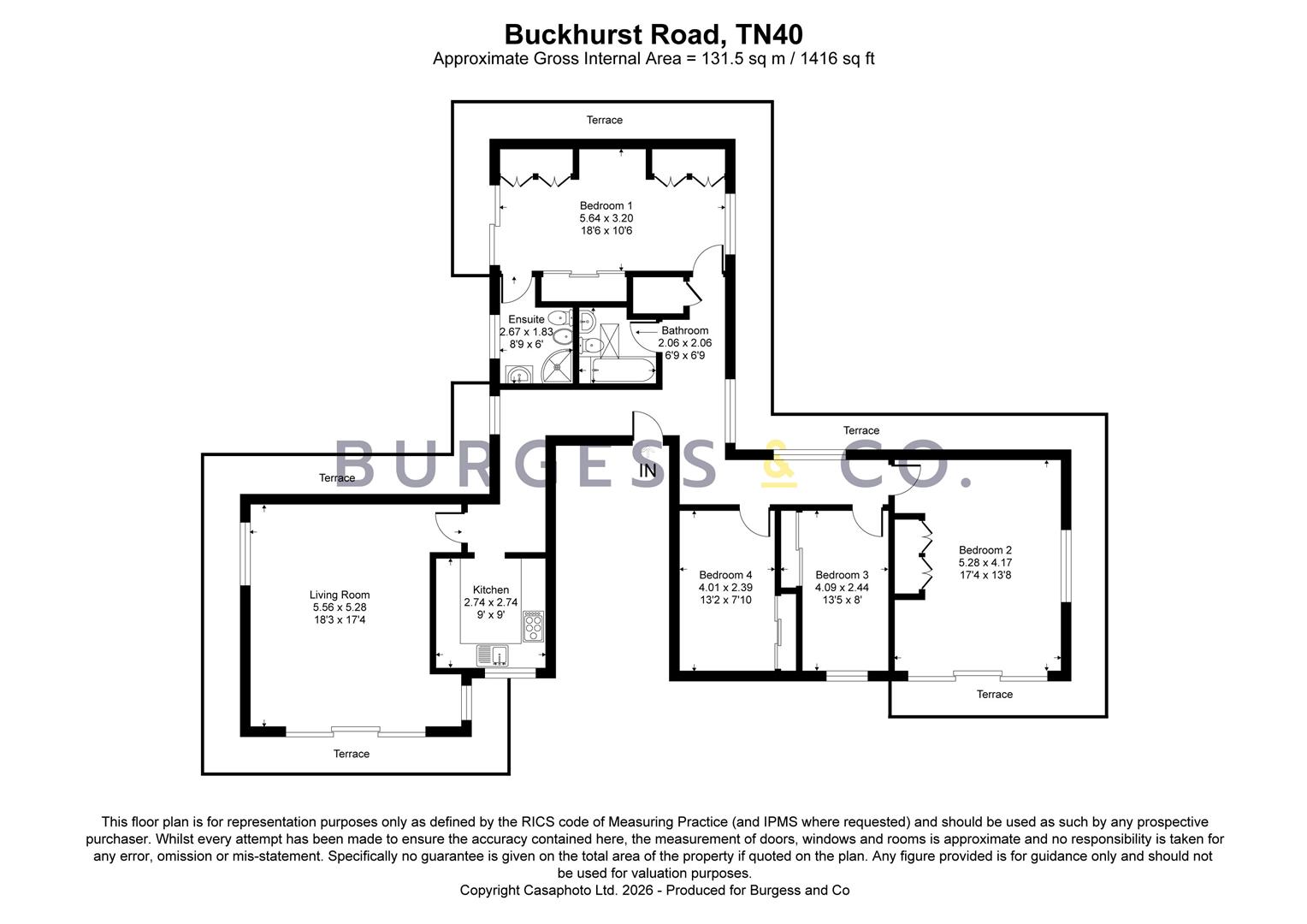 33 Cookham Dene, Buckhurst Road, Bexhill-On-Sea floorplan