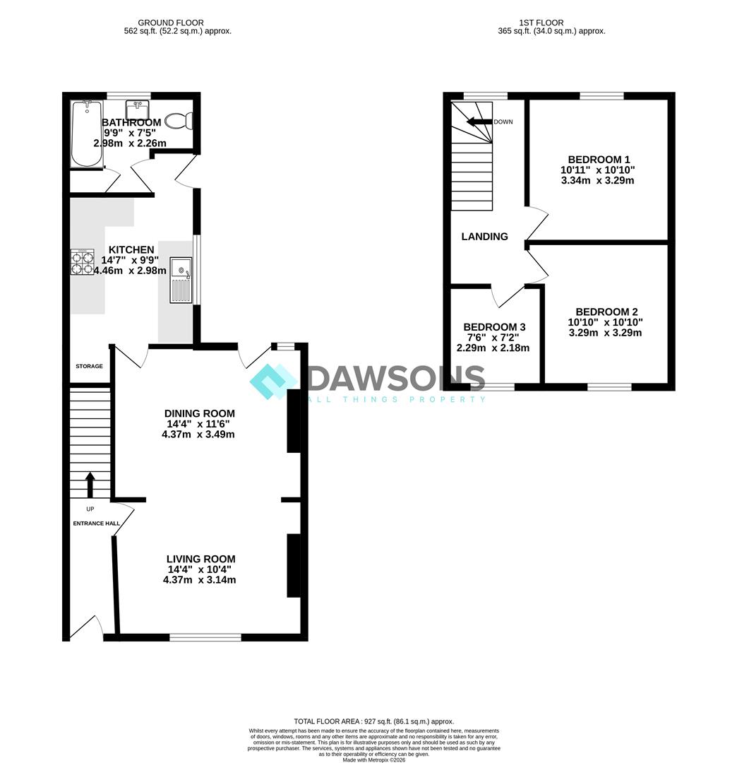 Rhandir Terrace, Llanelli floorplan