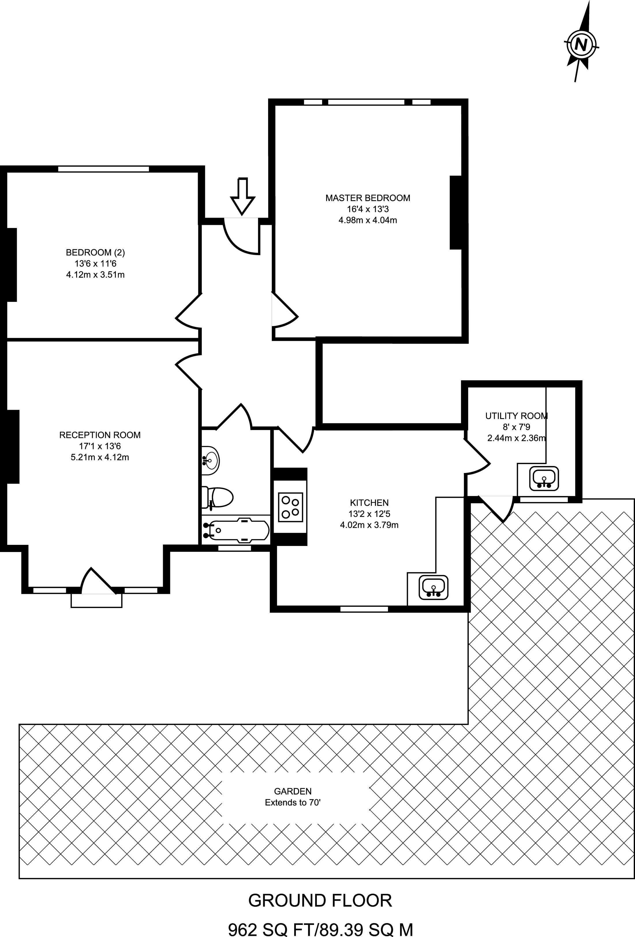 2 Bedrooms Flat to rent in Madeira Road, Streatham SW16