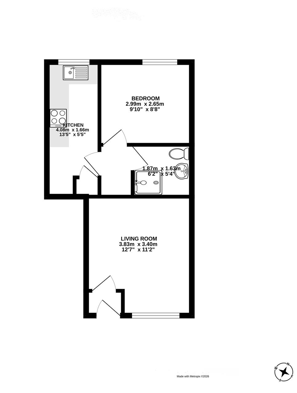 90A, Mid Street, Bathgate floorplan