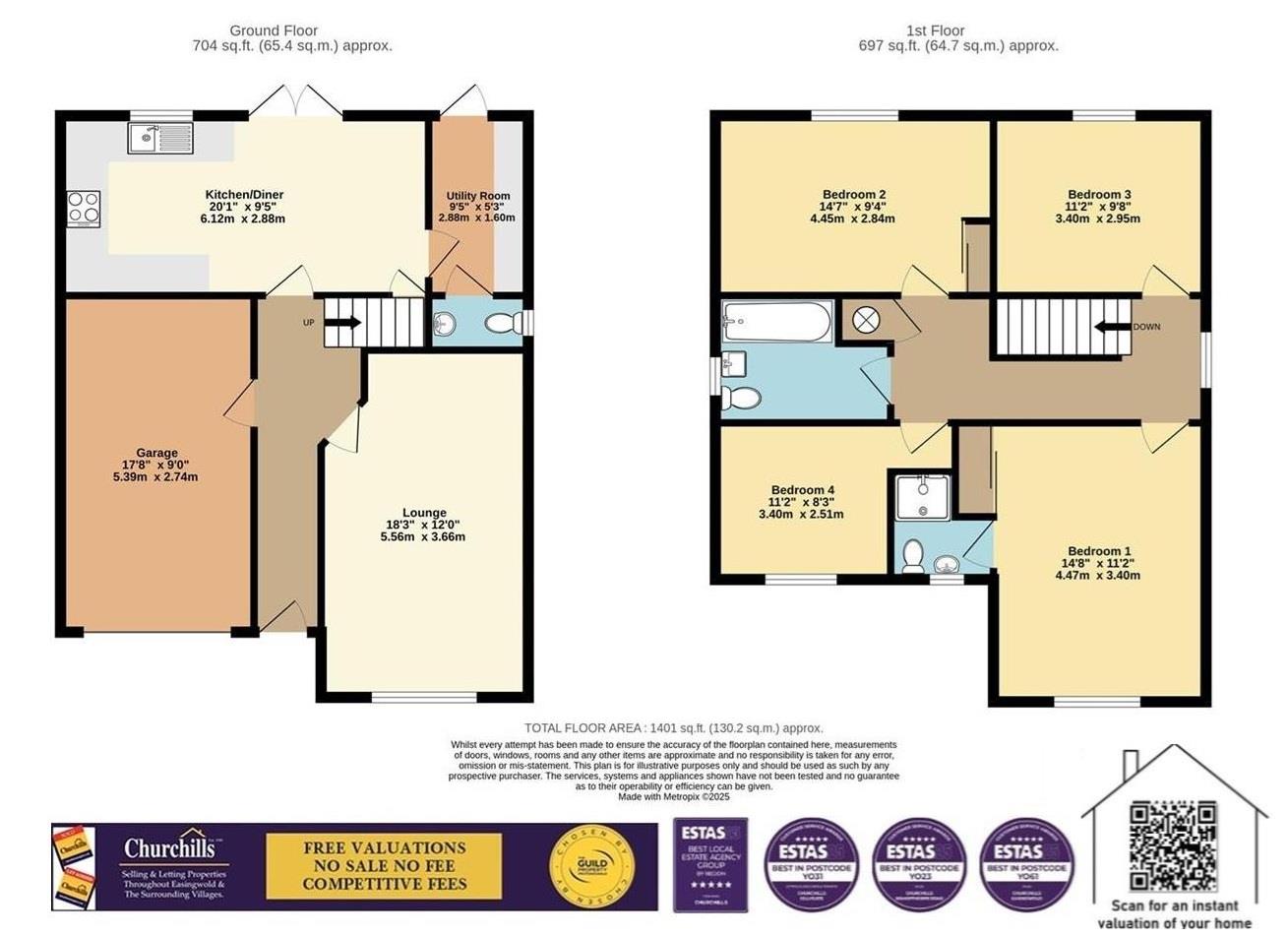 10, Partridge Road, York floorplan