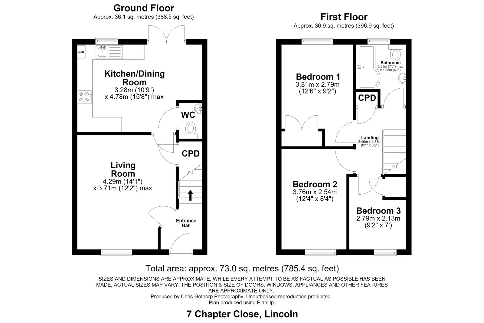7, Chapter Close, Lincoln floorplan