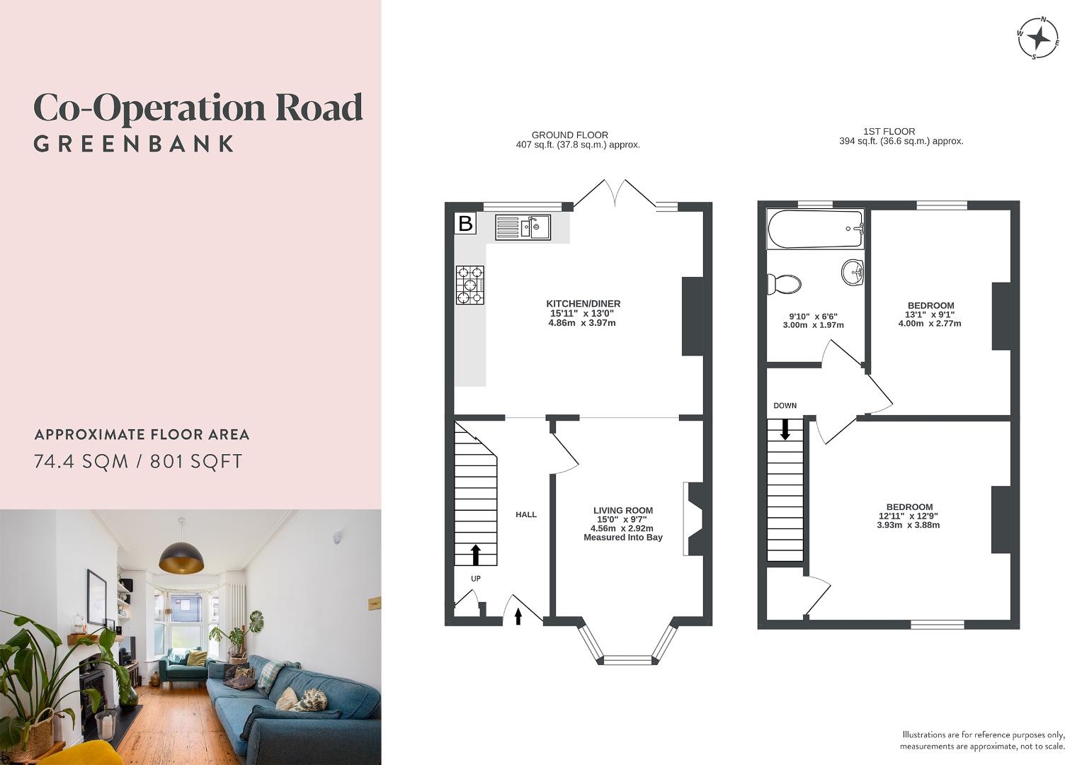 19, Co-Operation Road, Bristol floorplan